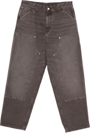 Carhartt Work in Progress Brown Solid Cargo Trousers