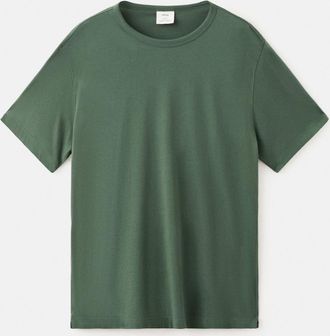 Mango Maglietta cotone maniche corte verde - Uomo - XXL - MANGO MAN