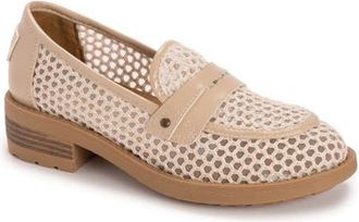 Muk Luks Womens Vania Loafer in Cream at Nordstrom, Size 6.5