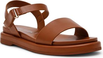Anne Klein Elani Ankle Strap Sandal in Cognac at Nordstrom, Size 5.5