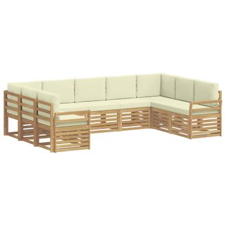vidaXL Juegos De Sof&aacute;s Madera De Acacia S&oacute;lida Vidaxl