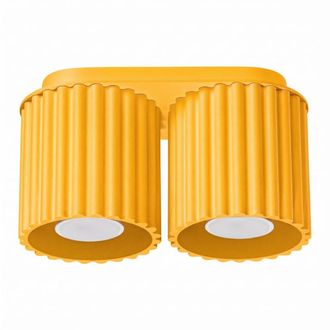 Sollux Lighting Plafone amarillo aluminio alt. 12 cm