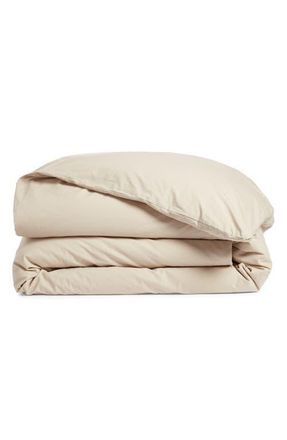 Parachute Brushed Cotton Duvet Cover in Latte at Nordstrom, Size King