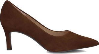 Unisa Bruin Su&egrave;de Puntige Neus Hoge Hakken - Dames - Pumps - Bruin - 38 EU - Su&egrave;de - Schoenen