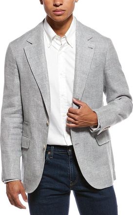 Brunello Cucinelli Linen & Wool-Blend Blazer