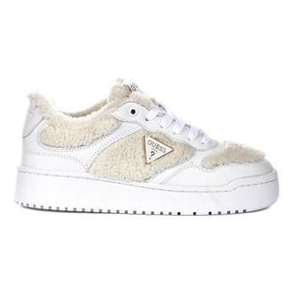 Guess Miram Faux Fur Sneaker - female - Guess - Sneakers - White - 7 UK - Shoes