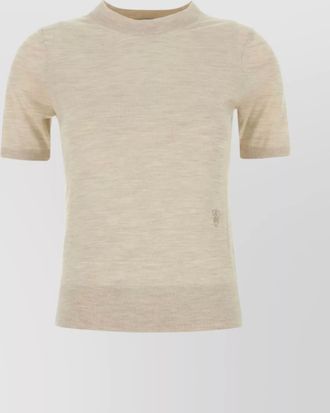 Burberry wool short-sleeve t-shirt