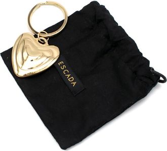 Escada Gold Heart Key Fob