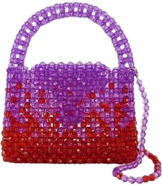 Germanier Hobo Bags - Ss23bg01 Hobo Bag - Purple/Red - Pearl - Gr. unisize - in Bunt - für Damen