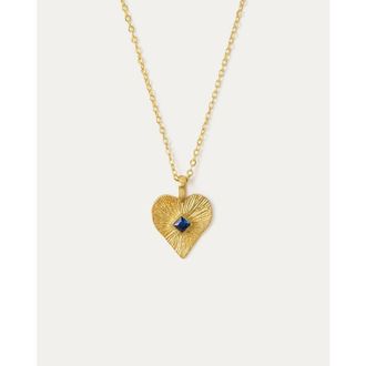 Ottoman Hands Golden Heart Pendant Necklace at Nordstrom