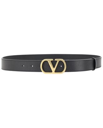 Valentino Vlogo Signature Leather Belt