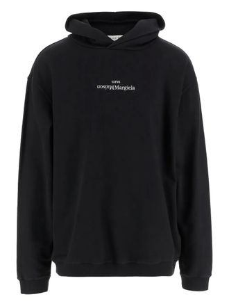 Maison Margiela Felpa con logo - Nero
