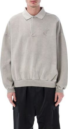 Fear of God Fleece Embroidered Classic Polo Shirt