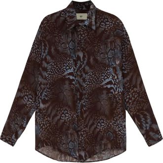 MISCI Lorena overhemd - Bruin