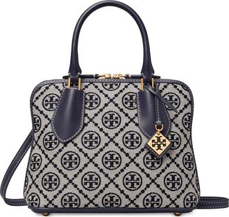 Tory Burch Mini T Monogram Jacquard Swing Crossbody Bag in Tory Navy at Nordstrom