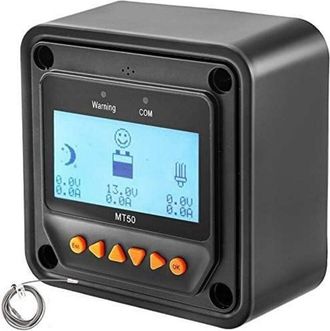OEM Medidor Remoto Mt50 Con Pantalla Lcd Para Controlador De Carga Solar Mppt, Regulador Solar, Con Conector Rj45, Pantalla Lcd, 65 Ma, Controlador De Pan