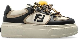 Fendi Sneakers, female, Multicolor, Size: 10 US Match Platform Sneakers