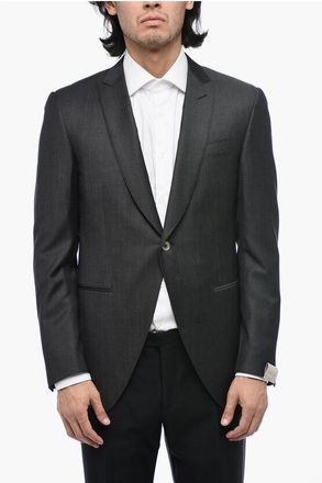 Corneliani Peak Lapel Virgin Wool ACADEMY Blazer size 50
