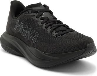 Hoka One One Mach 7 Running Shoe in Black /Black at Nordstrom, Size 10.5
