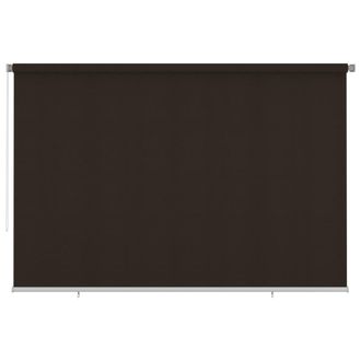 vidaXL Persiana Enrollable De Jard&iacute;n Hdpe Marr&oacute;n 350x230 Cm Vidaxl