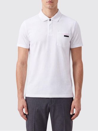 Roberto Ricci Design Polo a maniche lunghe in cotone stretch con colletto classico