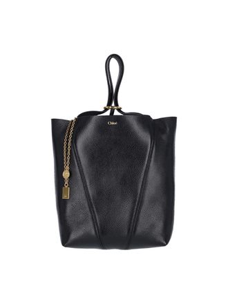 Chlo&eacute; Womens Chlo&egrave; Bags Black Cow Leather