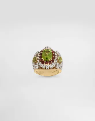 Dolce & Gabbana 2325 Ring Peridots Y - Woman Rings 56