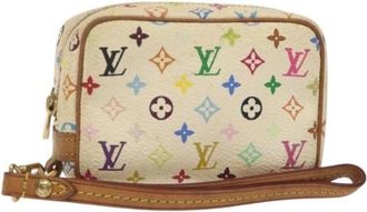 Louis Vuitton Pre-owned Tela pouches - - Pre-owned - Donna - Bianco - ONE SIZE