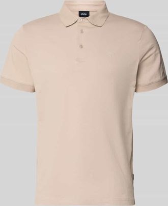 Joop Regular Fit Poloshirt mit Knopfleiste Modell Carlosjuan in Beige, Gr&ouml;&szlig;e XXXL