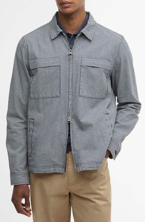 Barbour Willowburn Gingham Overshirt in Navy at Nordstrom, Size Xx-Large