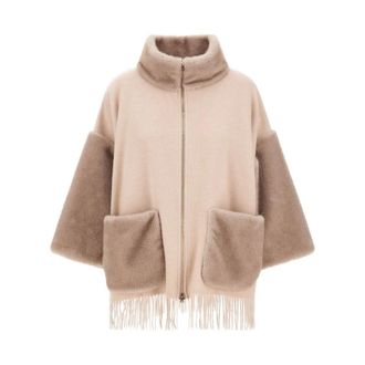 Herno Abrigo Chantilly - Jackets - Mujer - Beige - M