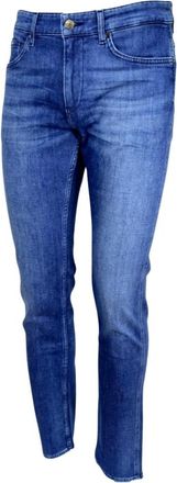 HUGO BOSS Heren, Jeans, Blauw, Maat: W40 L32 Katoen