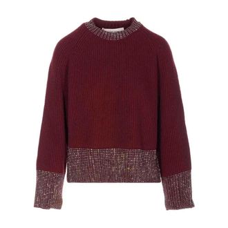 Golden Goose Dames, Truien, Rood, Maat: M Wol