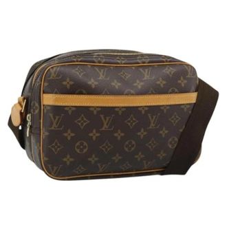 Louis Vuitton Pre-owned Reporter PM Messenger Bag - Dames - Pre-owned - Bruin - Maat: ONE Size Leer