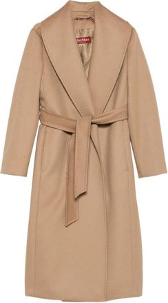 Max Mara Belted Shawl-collar Coat