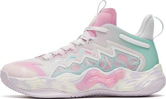 Anta (WMNS) ANTA Magic Cement White Pink Green 922321610S-1