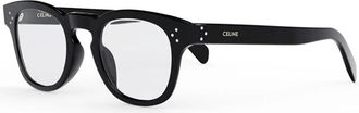 Celine Vierkante brilmonturen met meekleurende glazen - unisex - Brillen - Zwart - ONE Size - Accessoires