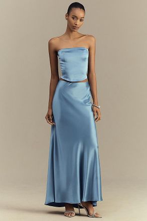 Mare Mare Evie Strapless Satin Set