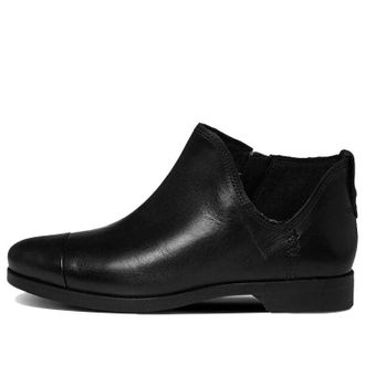 Timberland (WMNS) Timberland Carleton Side Zipper Ankle Boots Black Suede A1HUL