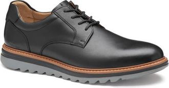 Johnston & Murphy Braxton Plain Toe Derby in Black Full Grain at Nordstrom, Size 10.5