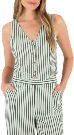 Hurley Roadside Stripe Vest in Eden at Nordstrom Rack, Size X-Small