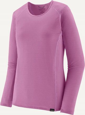 Patagonia Womens Capilene Thermal Weight Crewneck Top In Brisk Purple