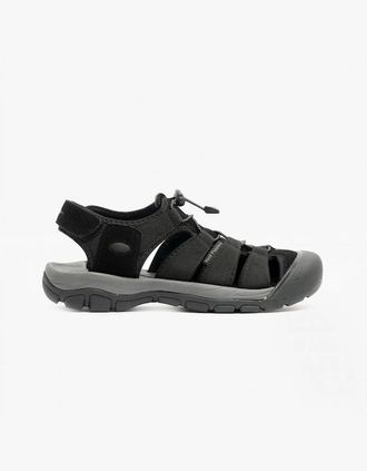Hush Puppies Mens Hush Puppies PERU Mens Bungee Sandals Black - Size: 10