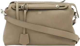 Fendi Pre-owned By The Way Leather 2way Bag - Dames - Vintage Schoudertas - Beige - ONE Size - Leer - Vintage