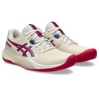 Asics Tennisschuh ASICS GEL-CHALLENGER 15 INDOOR, Gr. 39,5, rosa (cream, bright rose), Synthetik, Schuhe Tennisschuh, f&uuml;r Teppichb&ouml;den