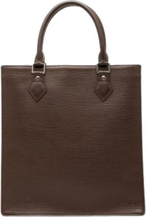 Louis Vuitton Pre-owned Tote Bags, female, Brown, Size: ONE SIZE Pre-owned Leather Tote
