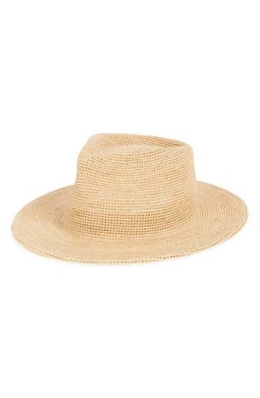 Lack of Color Crochet Fedora in Natural at Nordstrom, Size Small