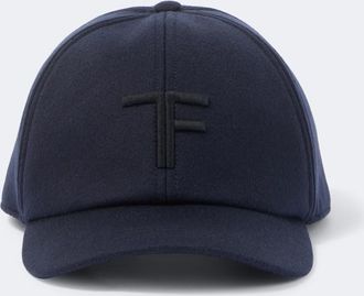 Tom Ford Gorra de cachemir con logo