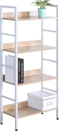 Woltu Woltu Estanter&iacute;a Para Estudio U Oficina, 4 Niveles, Soporte Para Plantas