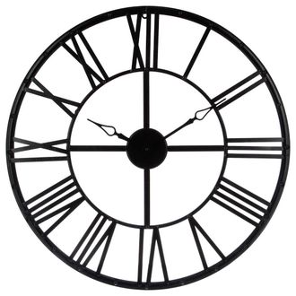 Atmosphera Atmosphera - Orologio Vintage In Metallo Nero D70cm Cr&eacute;ateur DInt&eacute;rieur